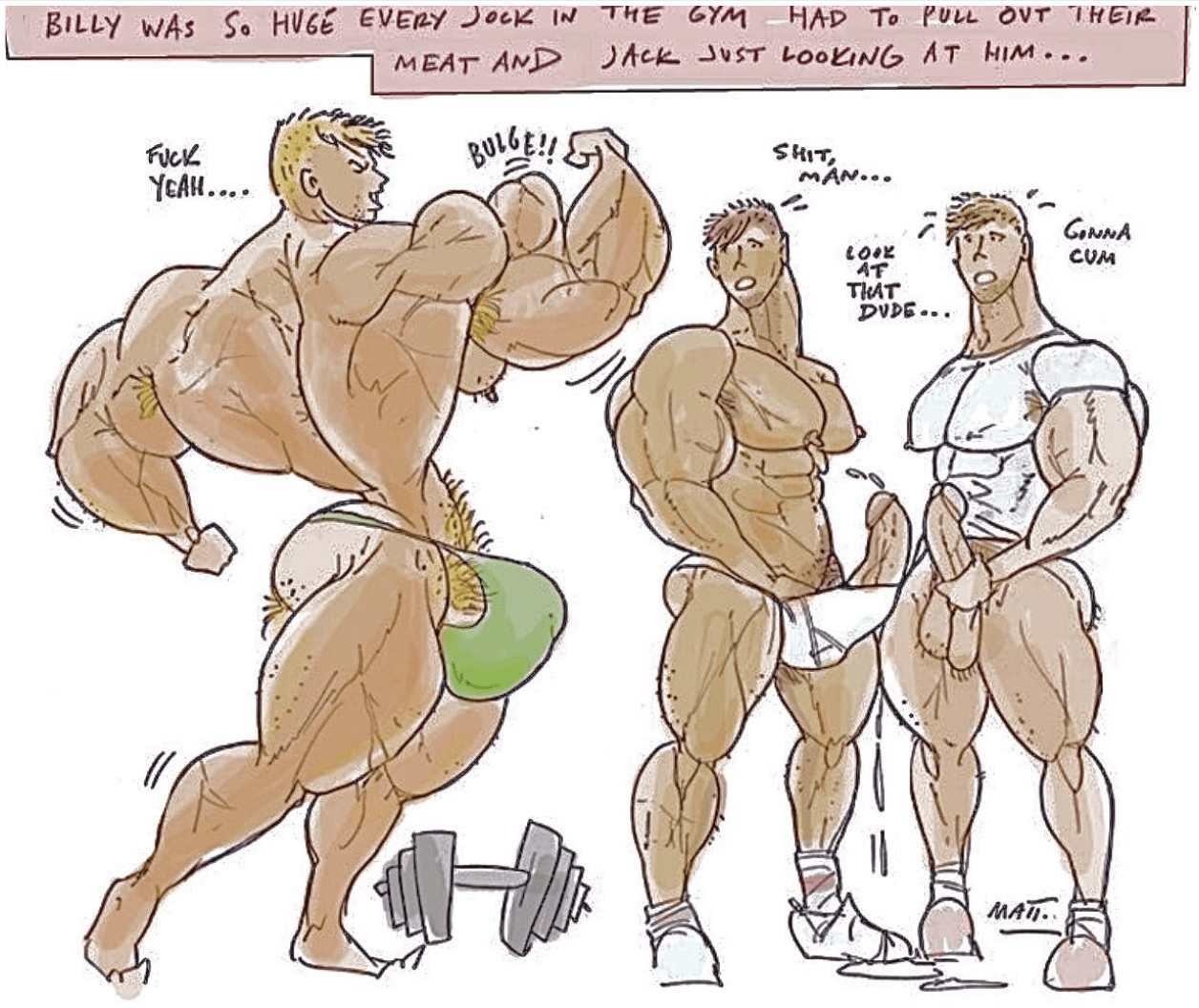 WHAT MAKES A BOY A MUSCLE FANATIC?? muscle fanatic